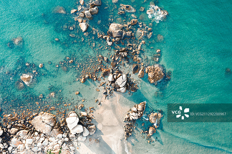 广东汕尾红海湾海洋航拍视角图片素材