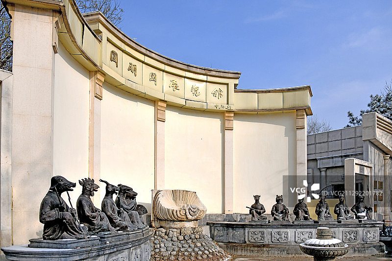 北京市海淀区圆明园圆明园展览馆图片素材