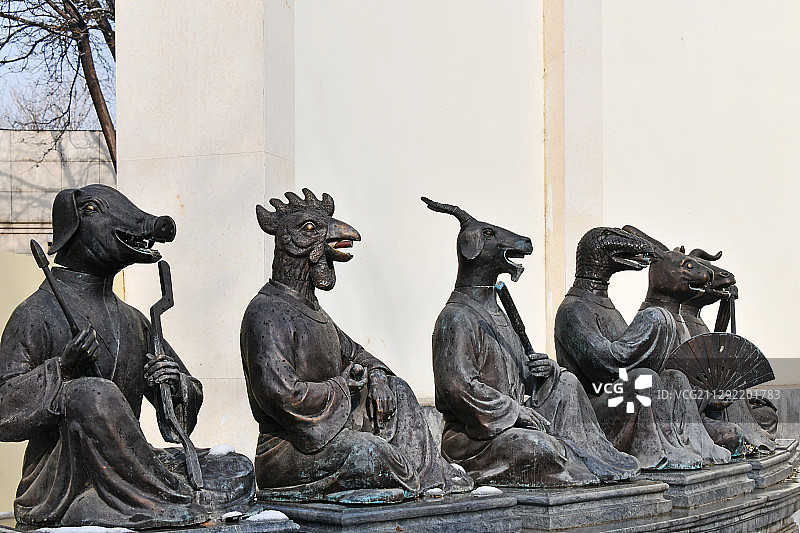 北京市海淀区圆明园圆明园展览馆图片素材