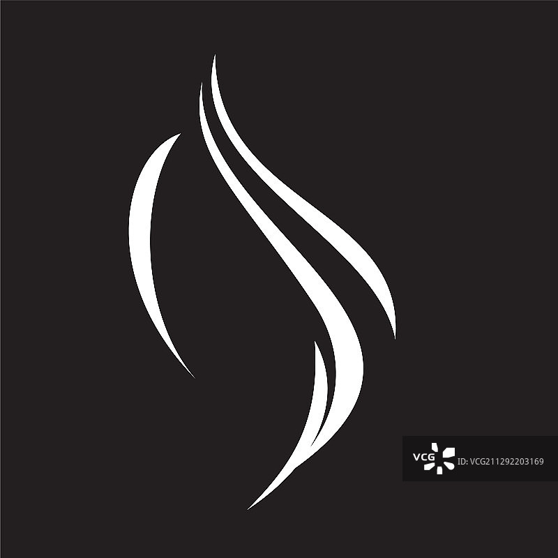 简约的女性美发Logo图片素材