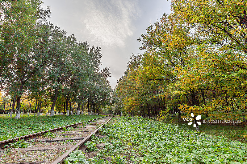 中国北京市：将府公园图片素材