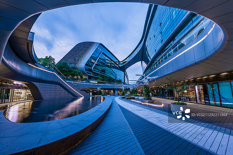 20200719凌空SOHO夜景图片素材