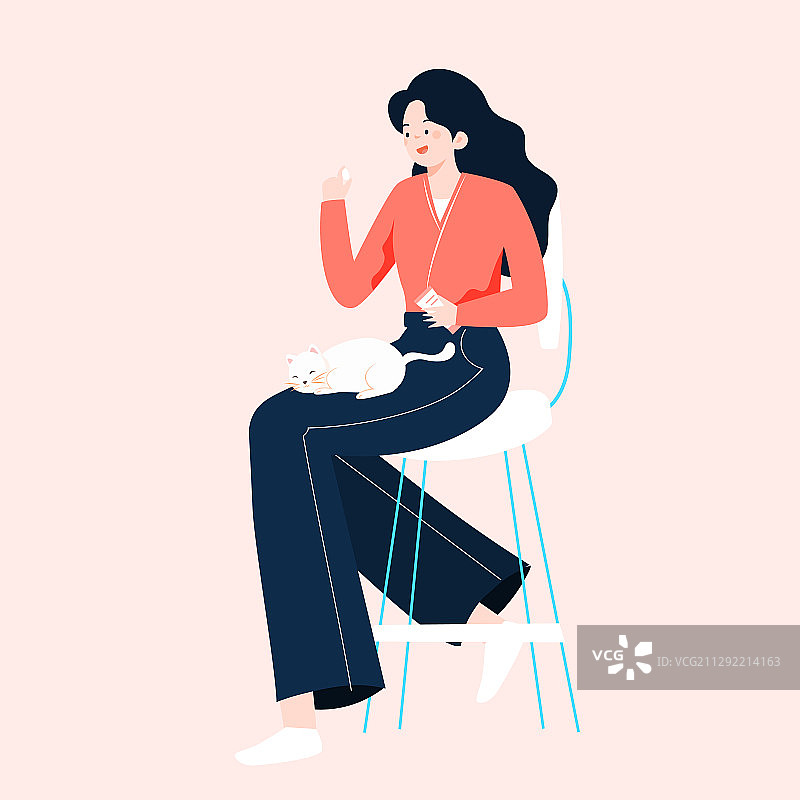 卡通美妆护肤面膜保养购物节双十一双十二电商促销活动矢量插画图片素材