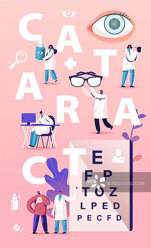 治疗白内障的医生图片素材