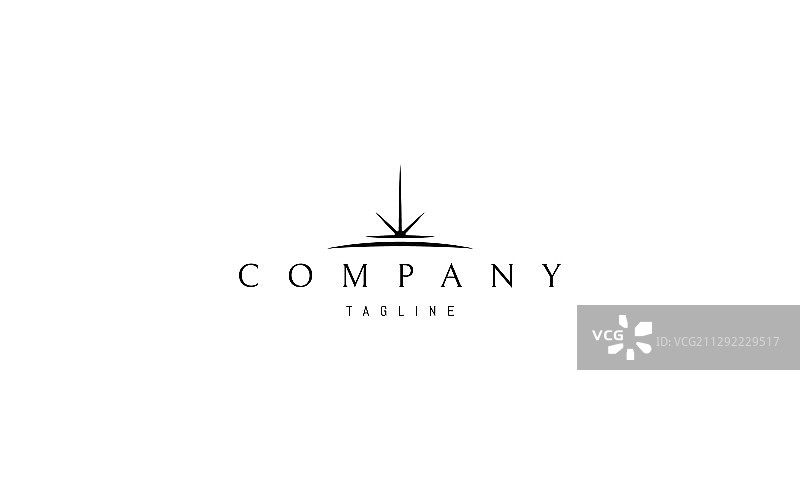 标志上有抽象的形象图片素材