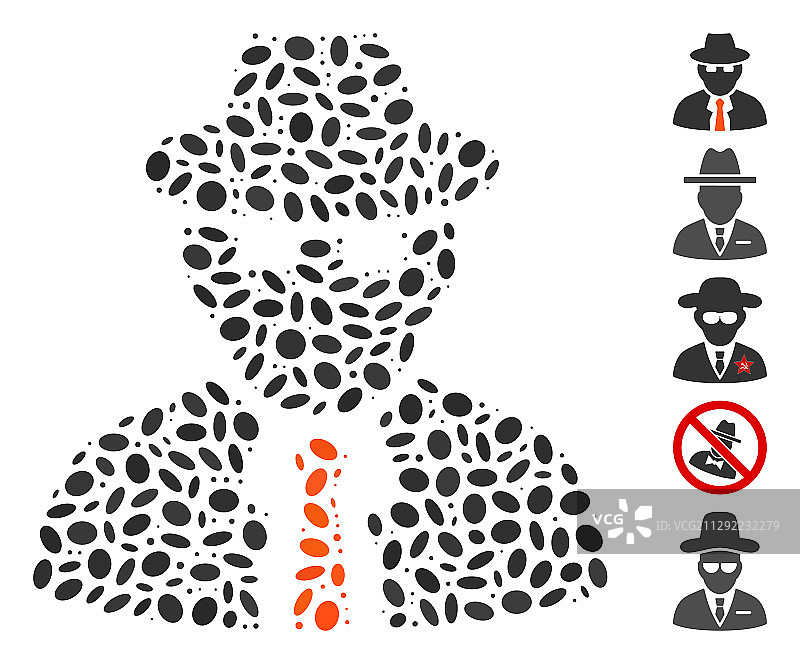 点状马赛克间谍图片素材