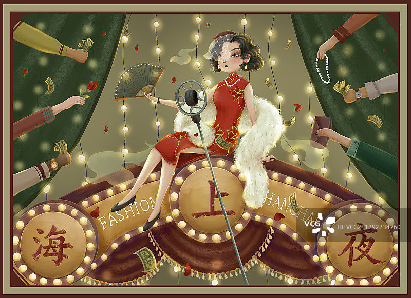 夜上海图片素材