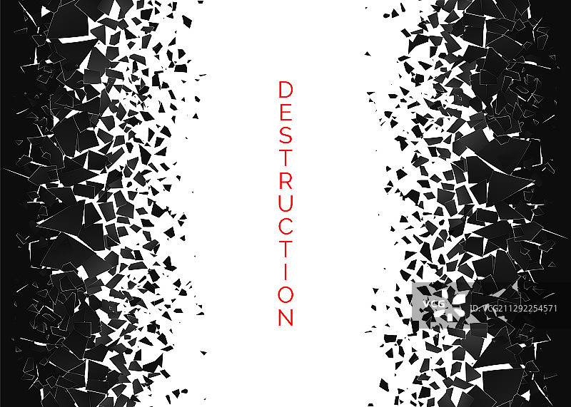 破碎效果抽象云图片素材