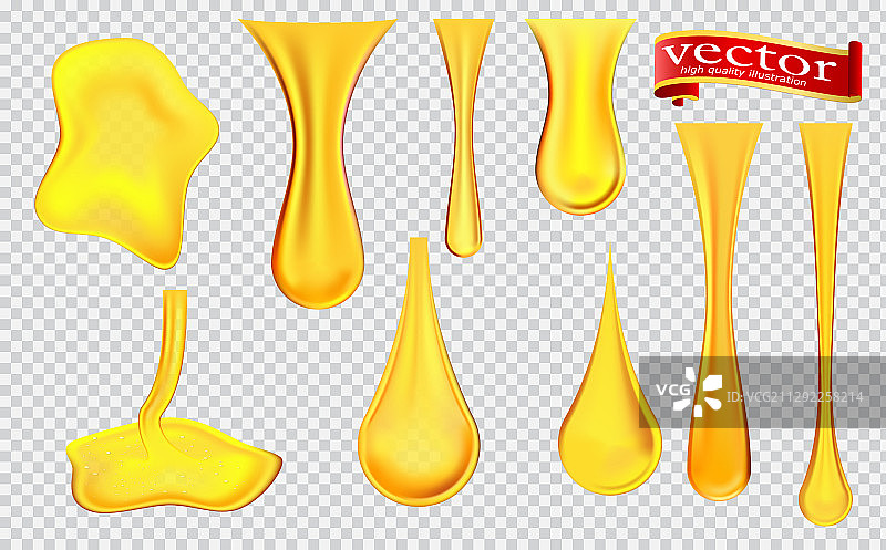 融化的蜂蜜滴透明蜂蜜图片素材