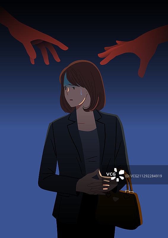 跟踪者、犯罪、成瘾、恐惧、压力图片素材