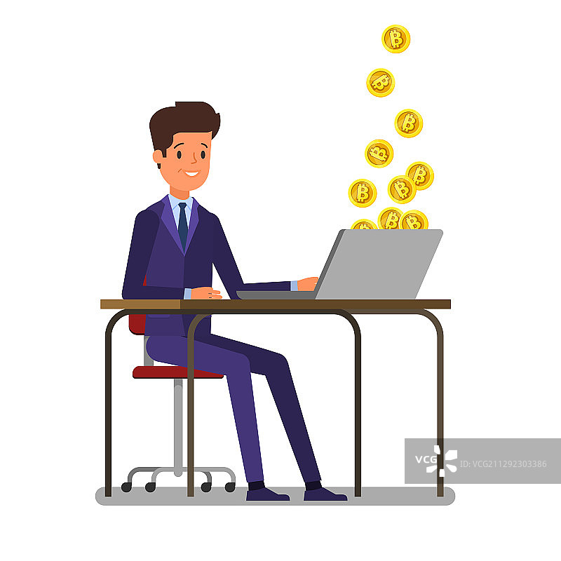 数字货币概念图片素材