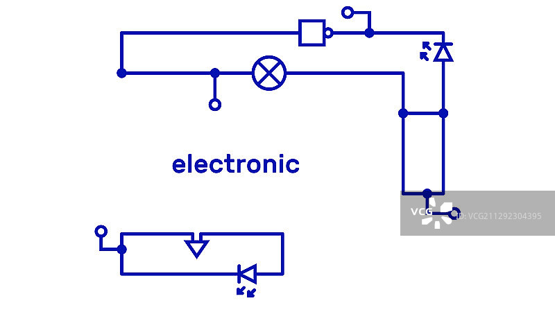 电子电路方案技术概念图片素材