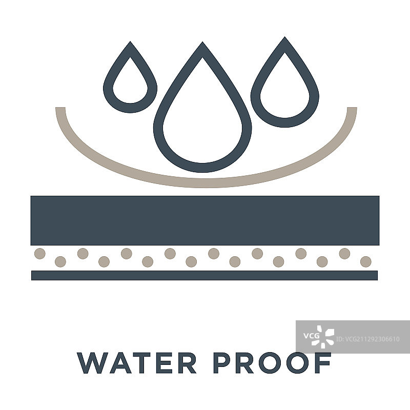 防水床垫独立图标图片素材