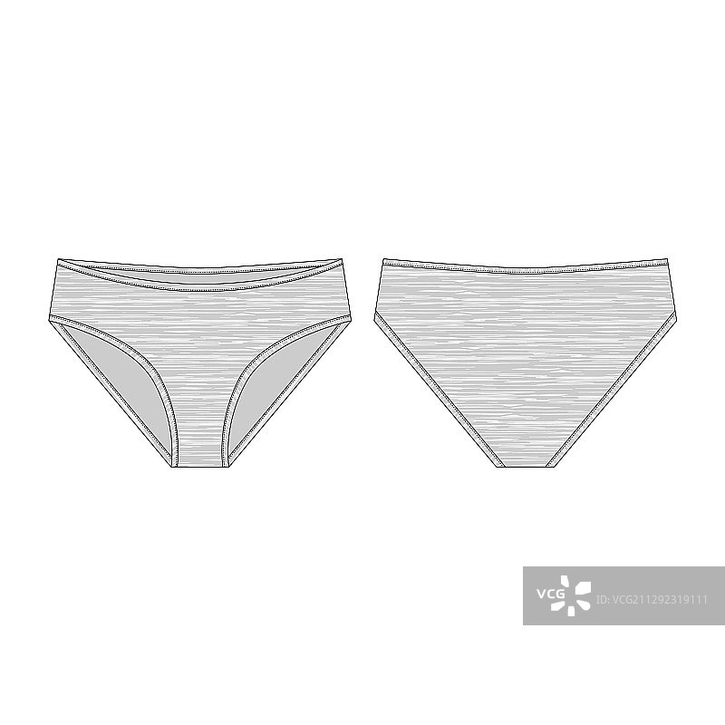 女孩的杂色针织短裤图片素材