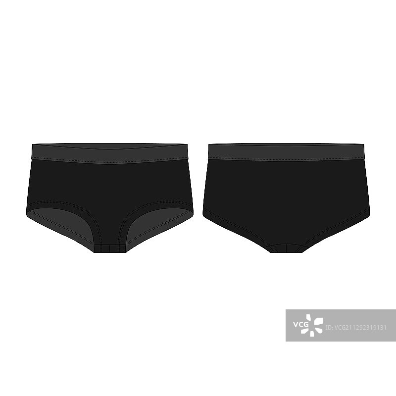 黑色女士内裤图片素材