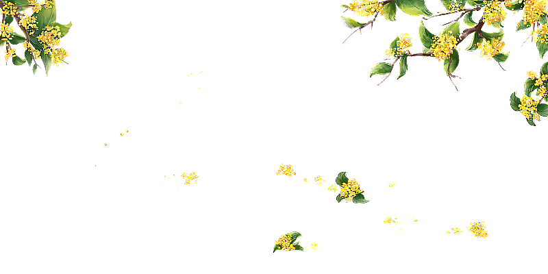 桂花元素图片素材