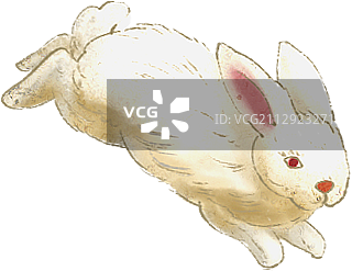 古风的兔子图片素材