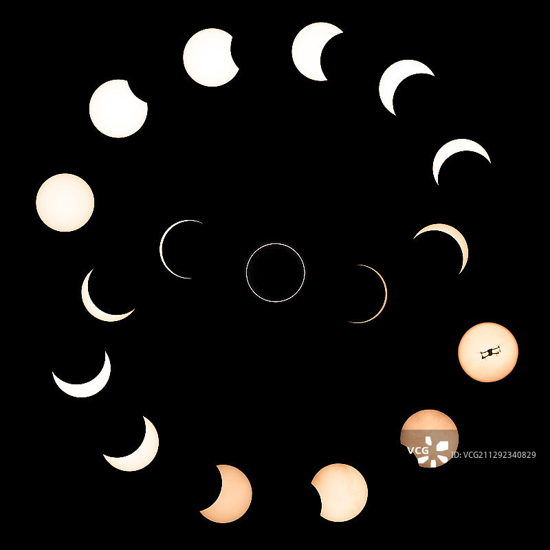 2020.06.21 厦门日环食图片素材