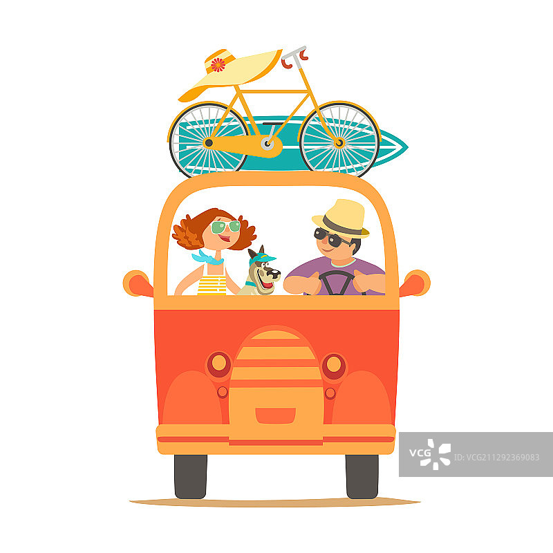 旅行车图标图片素材