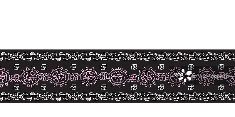 现代蕾丝花边巴黎之恋无缝重复图案图片素材