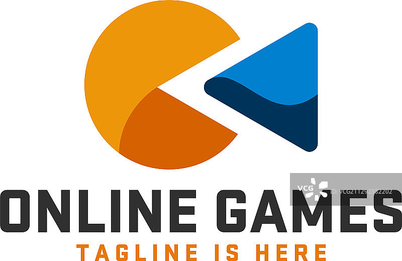 现代吃豆人在线游戏标志图片素材