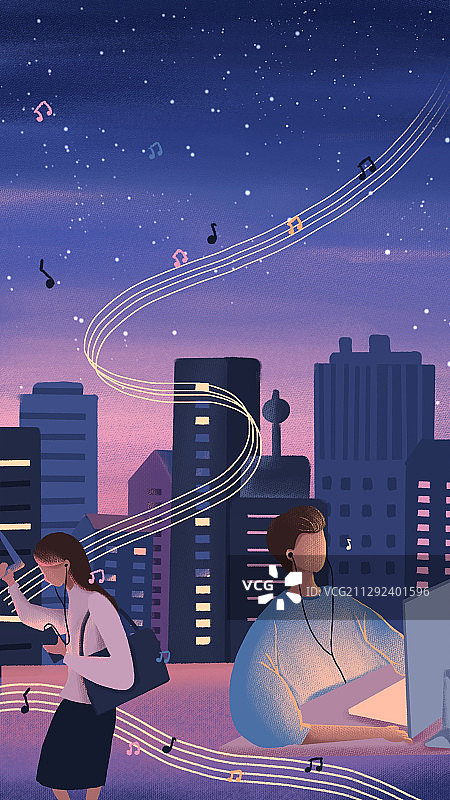 音乐让我们在一起图片素材