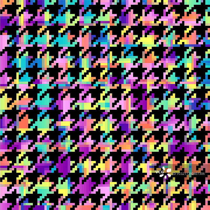 经典的犬齿拼接图案图片素材