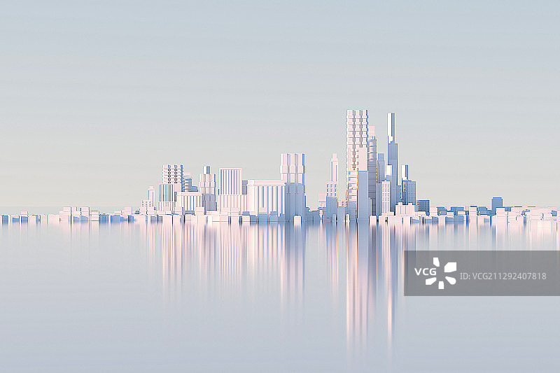 3D城市建筑图片素材