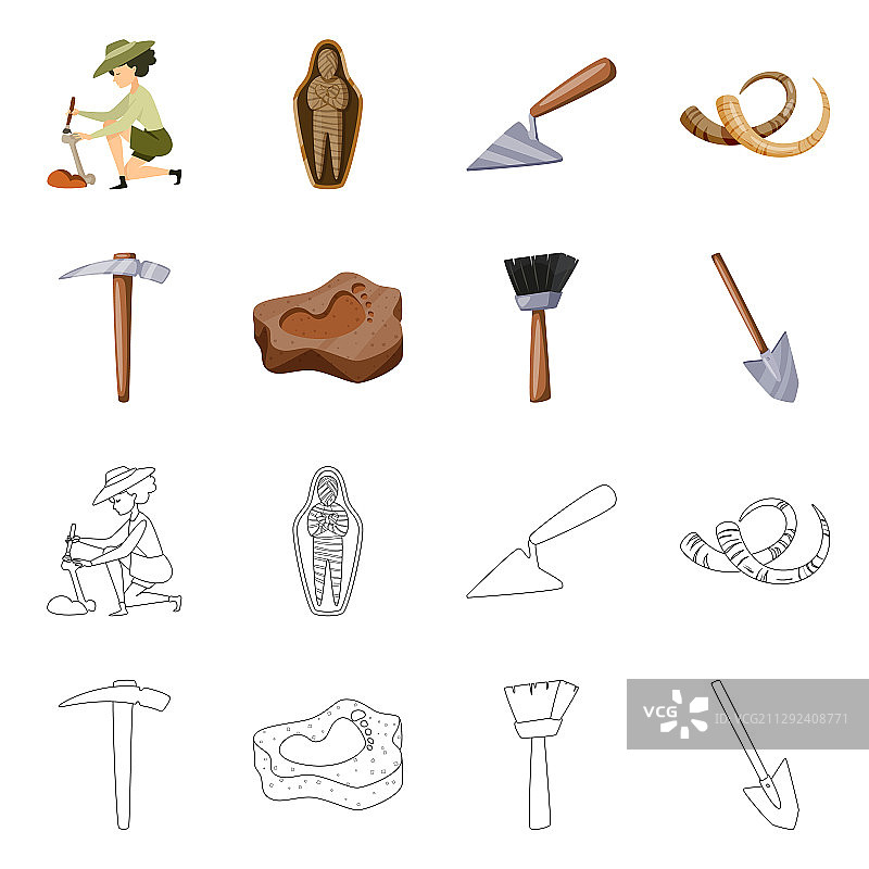 故事元素图标集图片素材