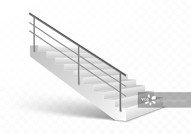 楼梯和不锈钢栏杆图片素材