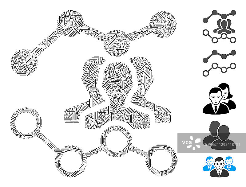 达世币拼贴受众趋势图片素材