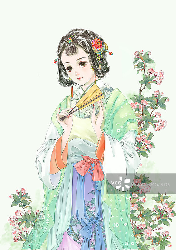 温婉图片素材