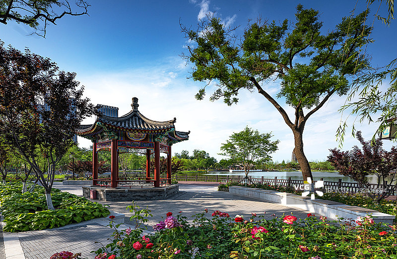 西海子公园园林景观图片素材