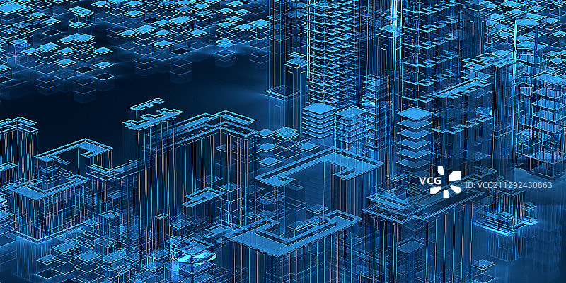 3D都市建筑图片素材