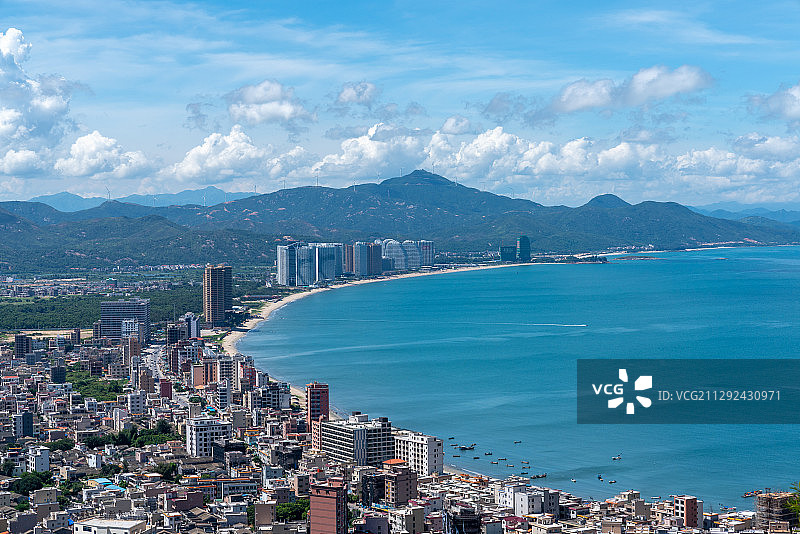 惠州惠东双月湾图片素材