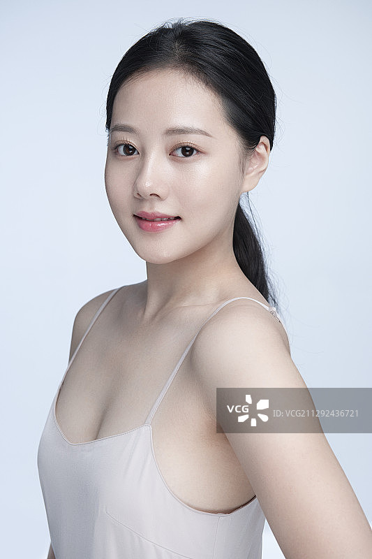 东方女人妆面图片素材