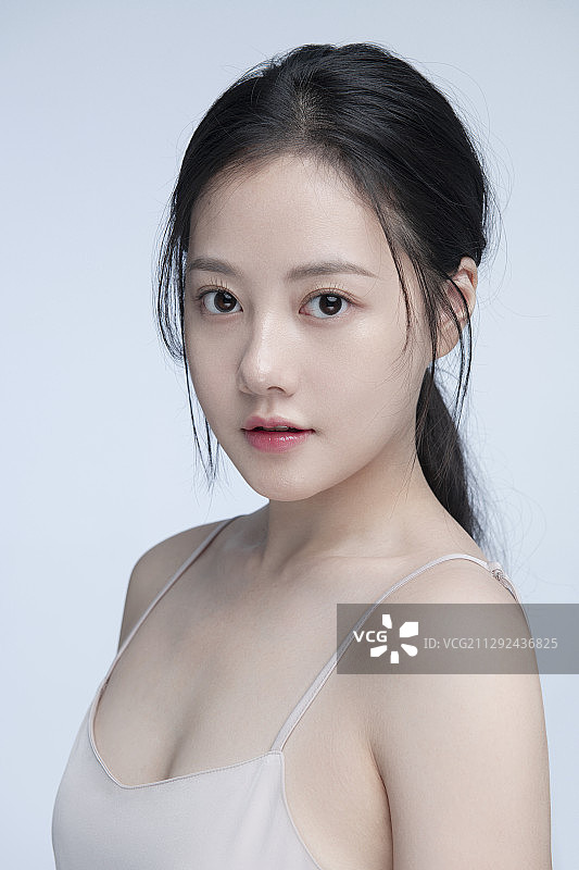 东方女人妆面图片素材