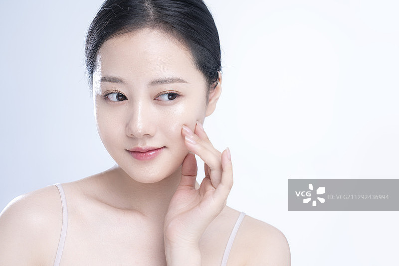 东方女人妆面图片素材