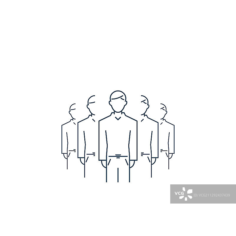 社区图标 人群 白色背景图片素材