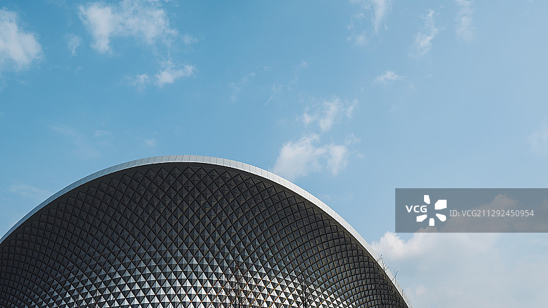 成都露天音乐公园穹顶图片素材