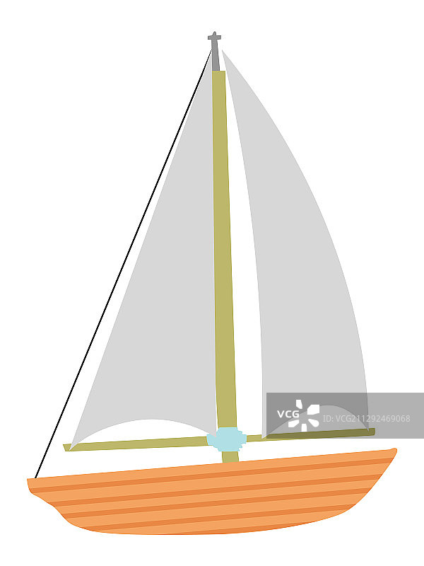 彩色帆船图片素材