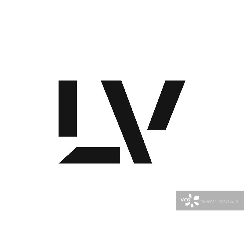 LV字母商业标志设计模板图片素材