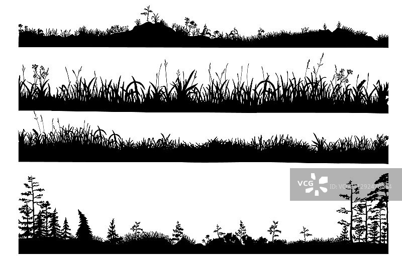 逼真的黑白素材图片素材