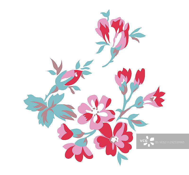 复古风花卉图片素材