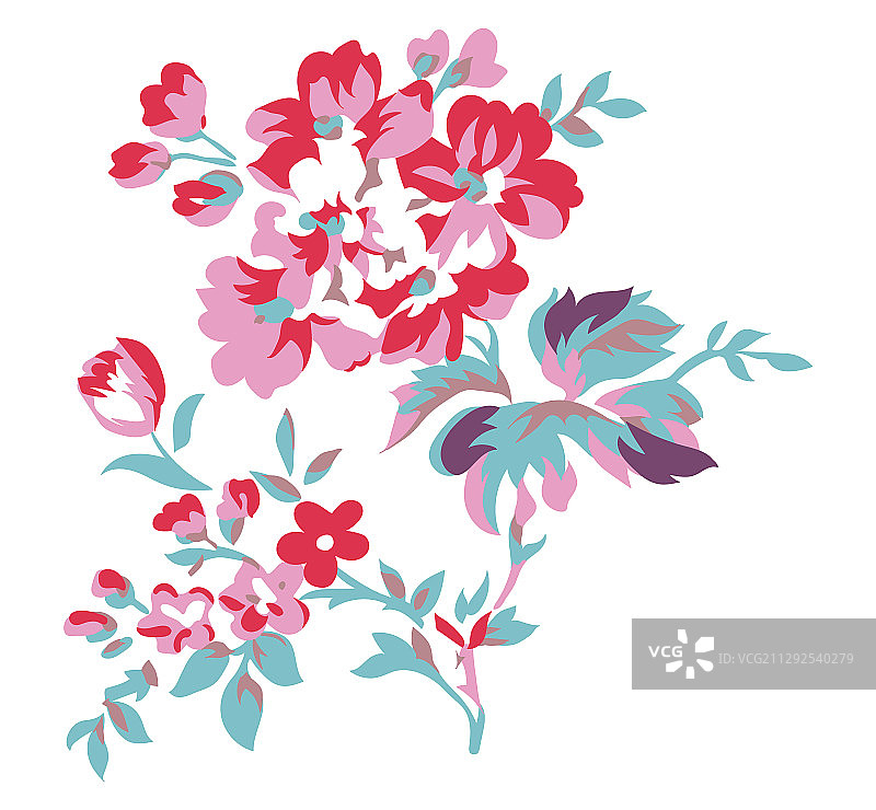 复古风花卉图片素材