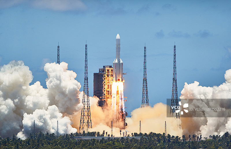 天文一号火星探测发射图片素材