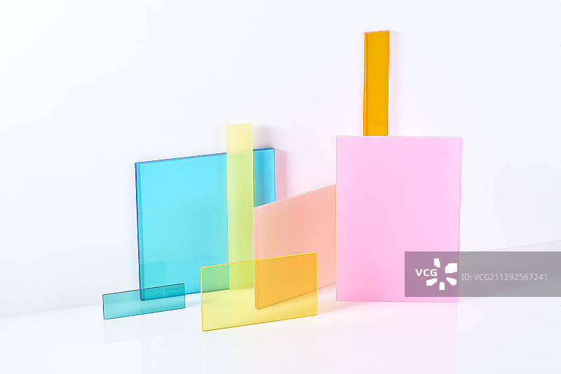 方形和矩形与有机玻璃丙烯酸板的摄影作品图片素材