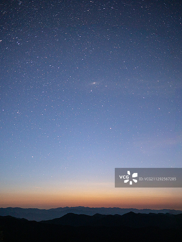 黎明前的星空图片素材