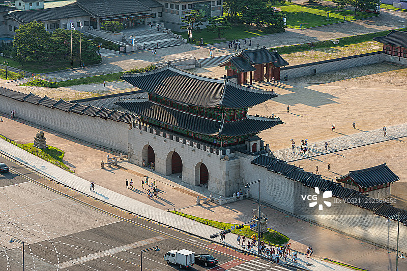 首尔光化门传统建筑摄影图片素材