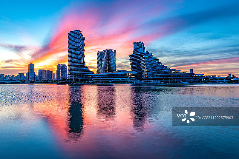 海沧湖晨曦（厦门）图片素材